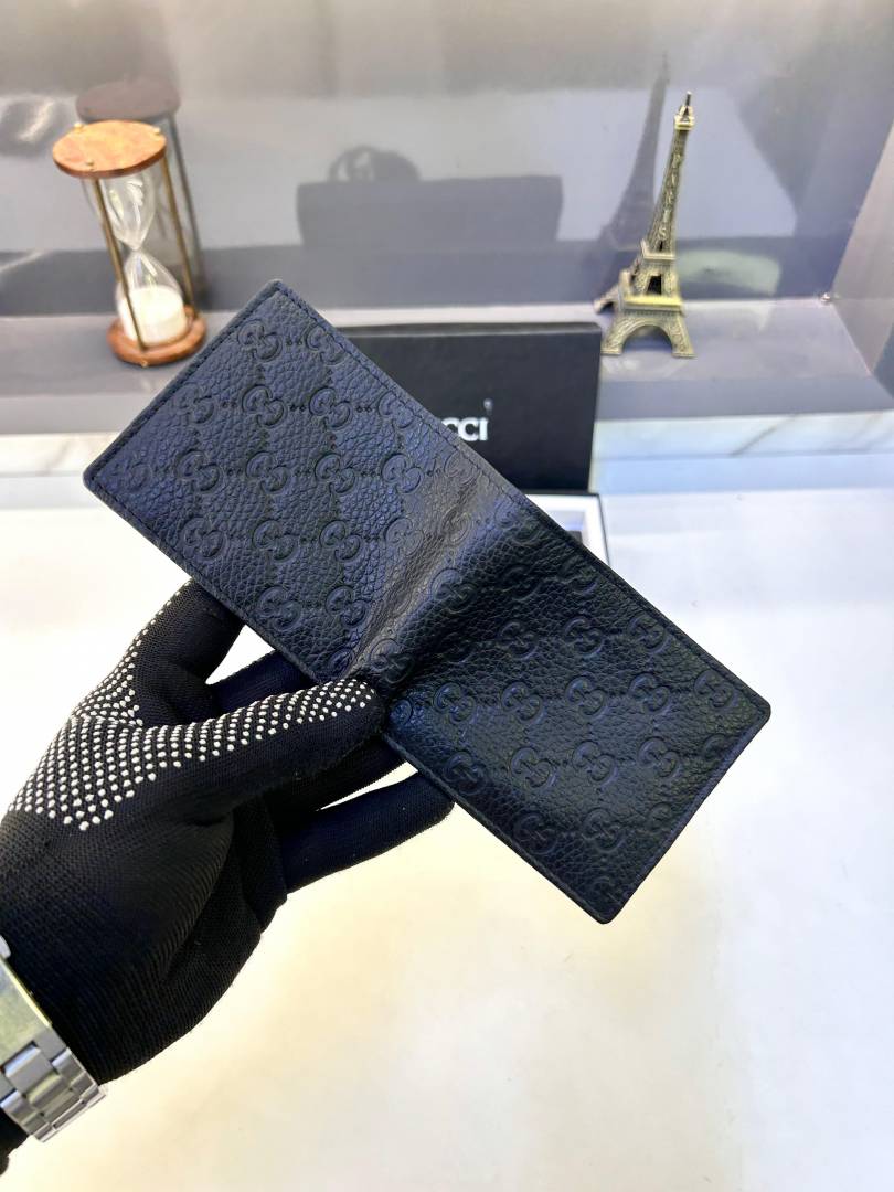 Gucci Belt & Wallet Combo Grey Black Fa 719