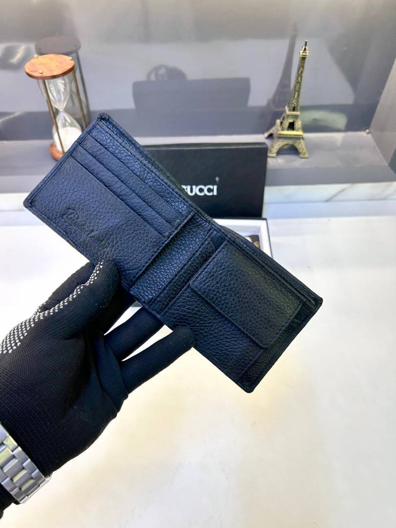 Gucci Belt & Wallet Combo Grey Black Fa 719