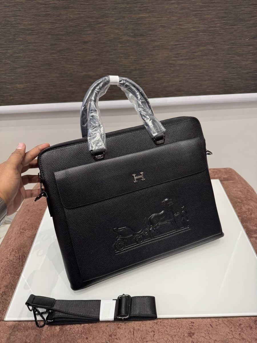 Hermes Premium Laptop Bag X Office Bag HM1977-5 Black