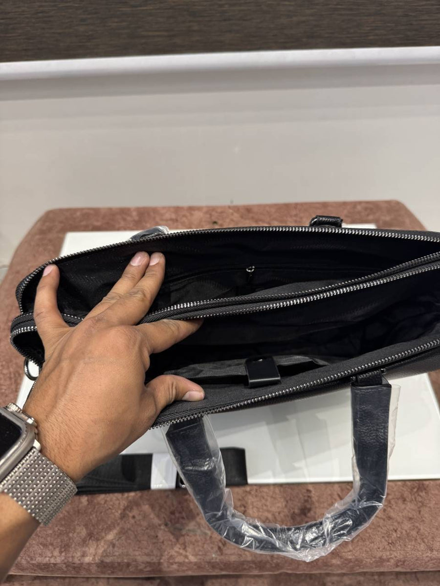 Hermes Premium Laptop Bag X Office Bag HM1977-5 Black
