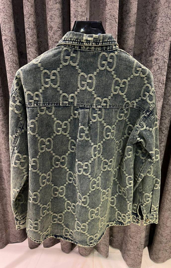 Gucci IMPORTED STORE ARTICLE DENIM SHIRT
