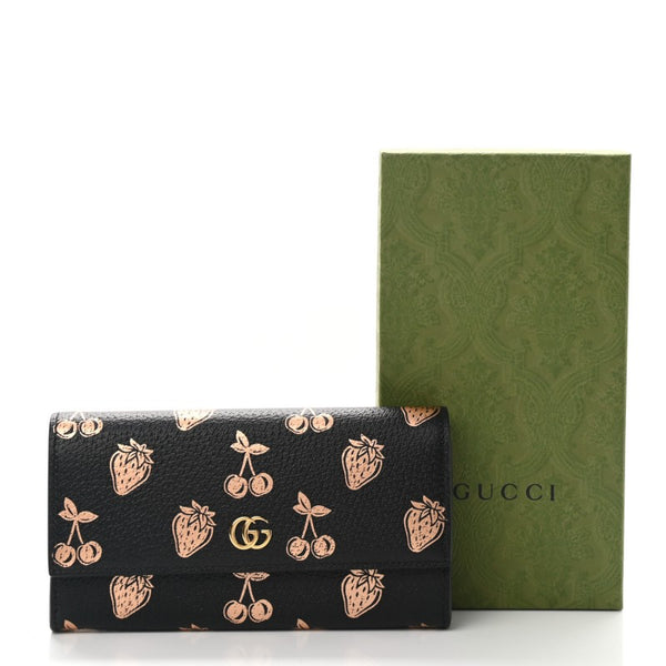 Gucci_GG_Textured_Dollar_Berry_Print_Leather_Wallet_With_OriginalBox_DustCover