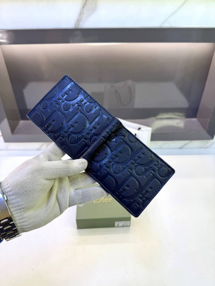 Dior Blue Premium Quality Wallet Fa 1113 style idea