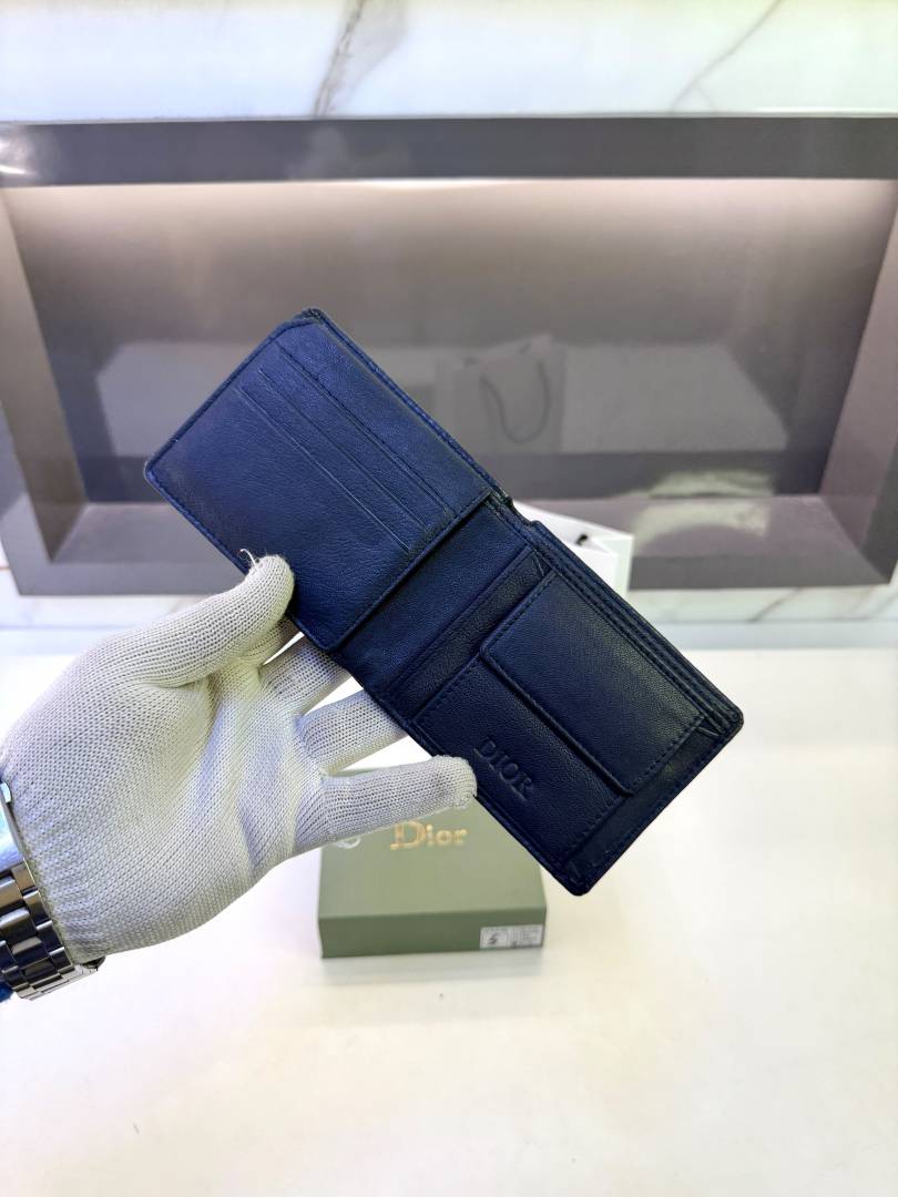 Dior Blue Premium Quality Wallet Fa 1113