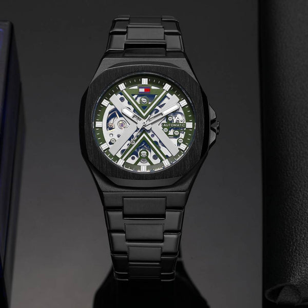 Tommy Hilfigar Automatic BlackGreen 032