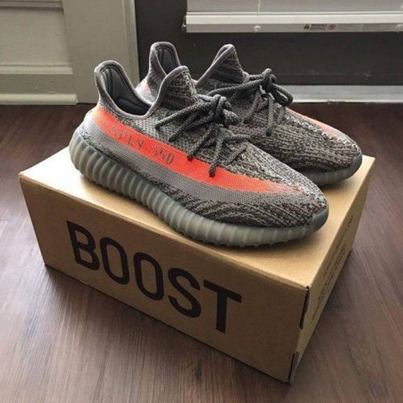 Adidas Yeezy Boost 350 V2 Beluga Grey Orange Full Accessories SEMI UA