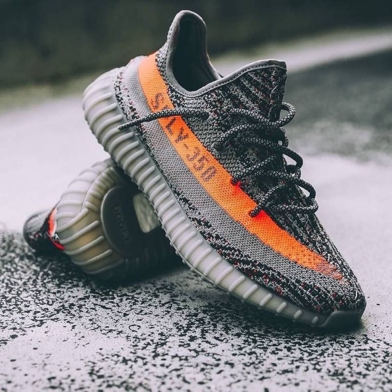 Adidas Yeezy Boost 350 V2 Beluga Grey Orange Full Accessories SEMI UA