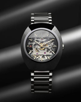 Rado black Diastar skeleton Automatic