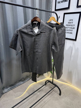 Zarra dark grey Imported track suit with lining pattern