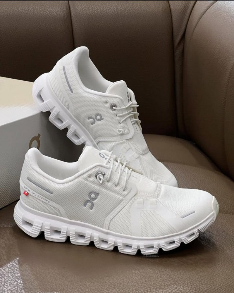 On Cloud Running 5 All White--