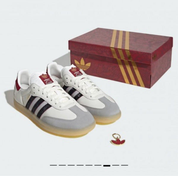 Adidas Samba Og Cloud White Core Black Active Maroon