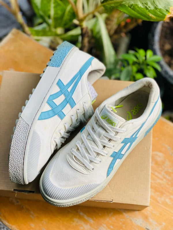 Asics Court Trail Sneakers White Blue