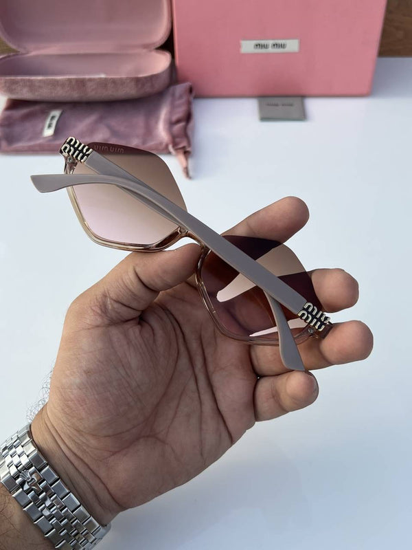 Miu miu 113 peach brown