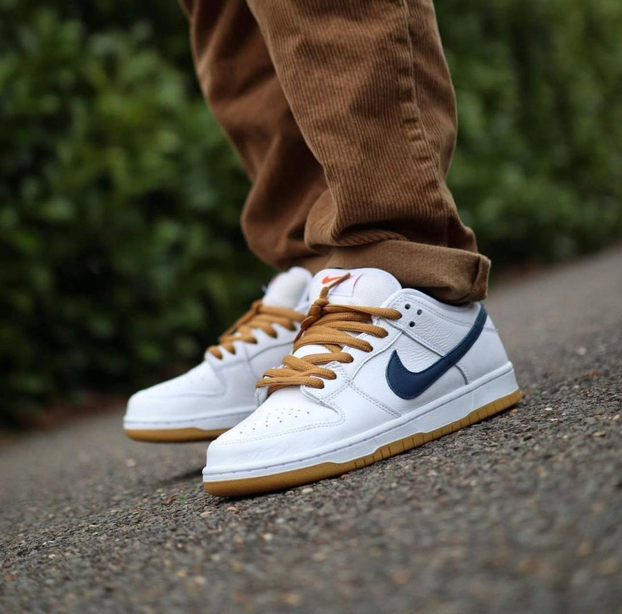 Nike SB DUNK LOW WHITE NAVY GUM
