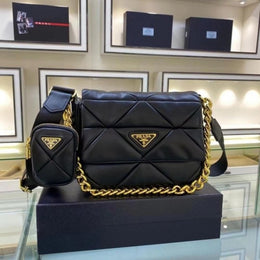 Prada_System_Nappa_Bag_With_Pradda_Iconic_Triangle_Design_Pochette_Bag_With_OG_Box_&_Dust_Bag_(Black-271)