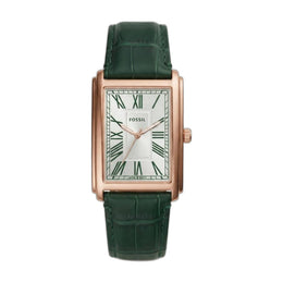 Fossil_il Carraway FS6078 Green Copper White Dial