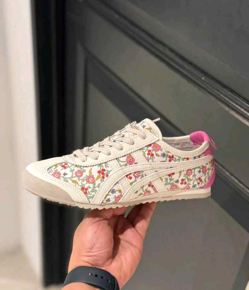 Onitsuka Tiger Mexico 66 Cream Pink Floral