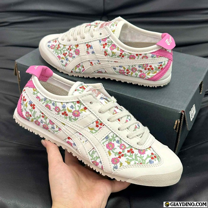 Onitsuka Tiger Mexico 66 Cream Pink Floral