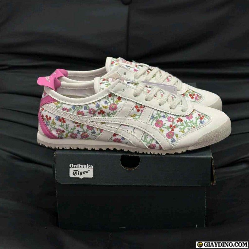 Onitsuka Tiger Mexico 66 Cream Pink Floral
