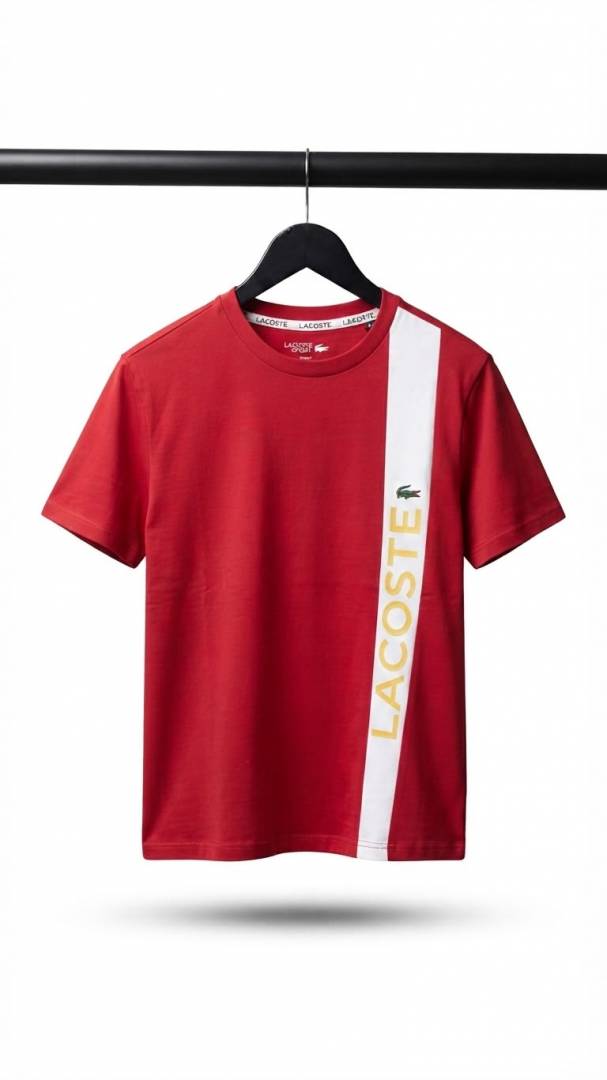 Lacoste_ Vertical Stripe T-Shirt. 1235 Sale-offer. VS1000