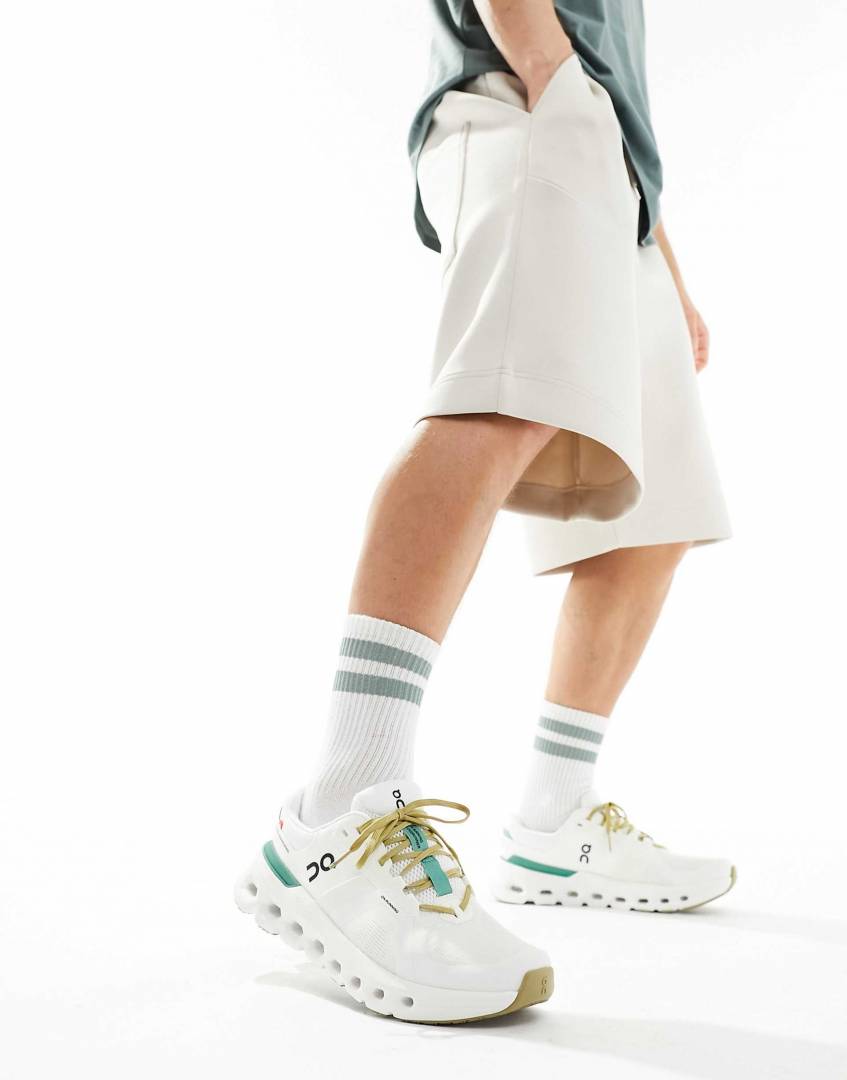 On Cloud Runner 2 Undyed White Green