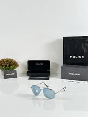 Police 5869 Silver Blue Mercury