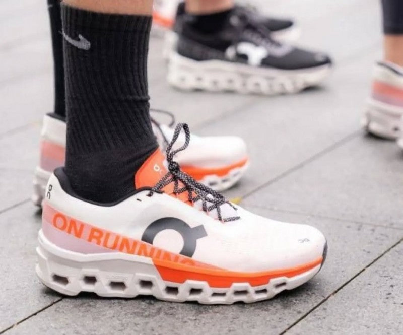 On Running Cloudmonster 2 Undyed White Flame Orange