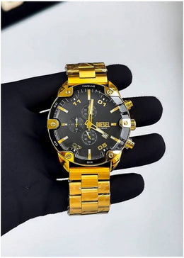 Diesel Spiked gold black