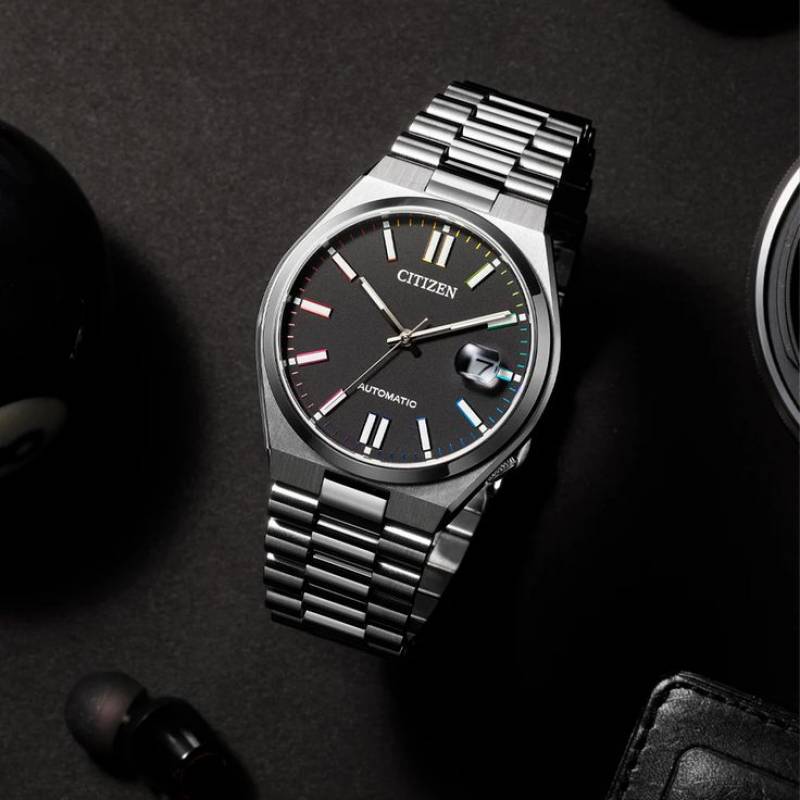 Citizen Tsuyosa Quartz Silver Black