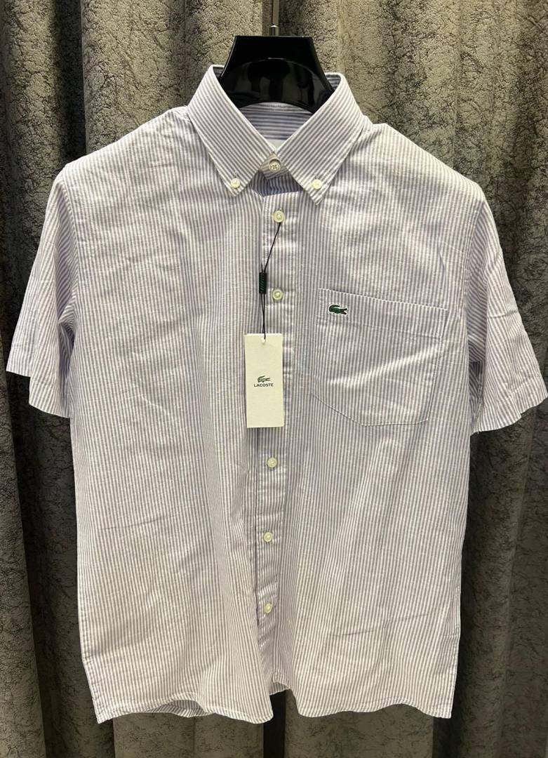 Lacoste IMPORTED STORE ARTICLE DESIGNER SHIRT PURPLE