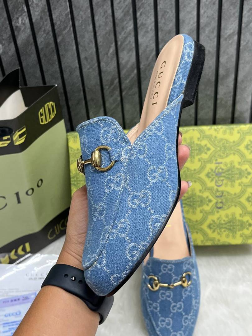 Gucci_GG_Princetown_Horsebit_Denim_Sandal_Mule_For_Women_With_Original_Box_And_Carry_Bag