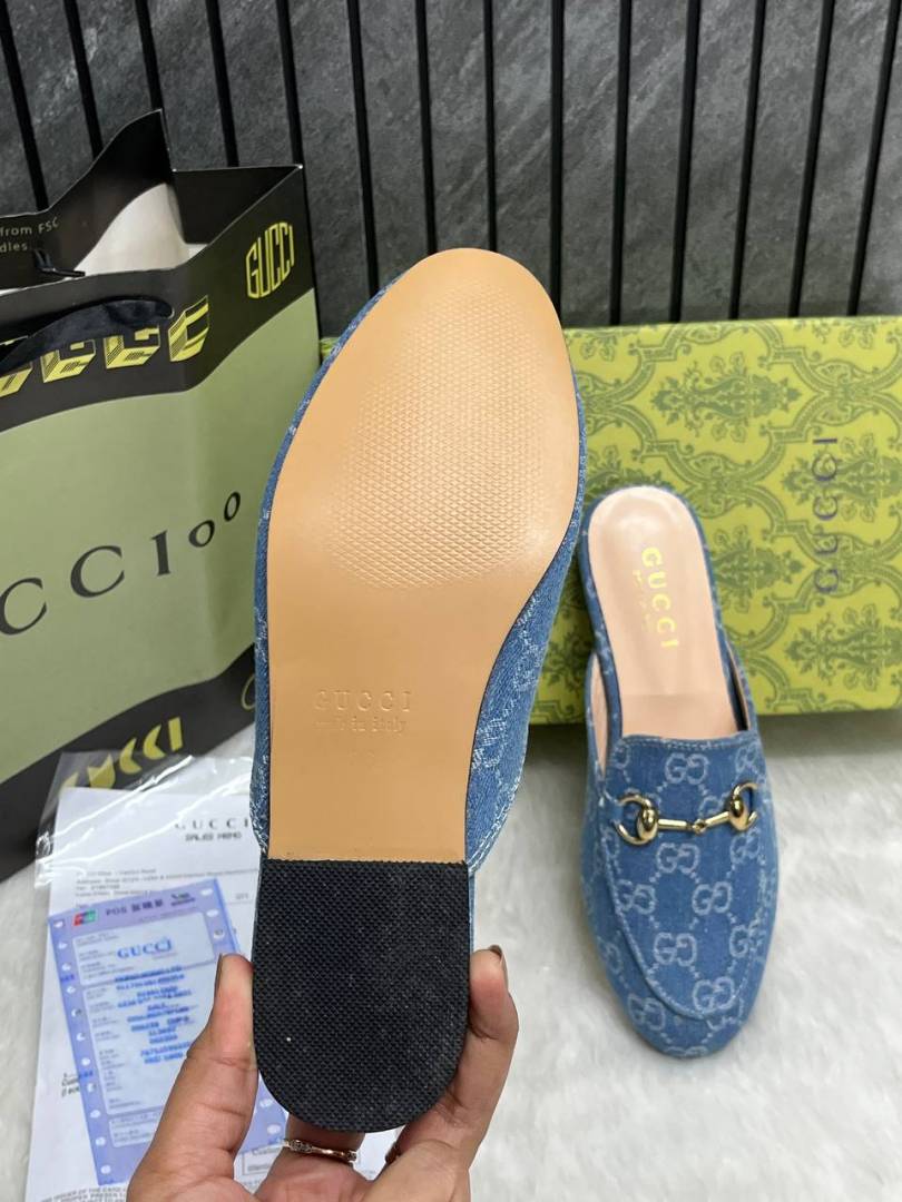 Gucci_GG_Princetown_Horsebit_Denim_Sandal_Mule_For_Women_With_Original_Box_And_Carry_Bag