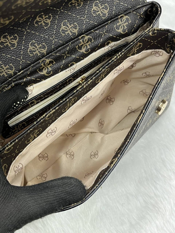 Guess Top Handle Crossbody Bag With Original Box Packaging