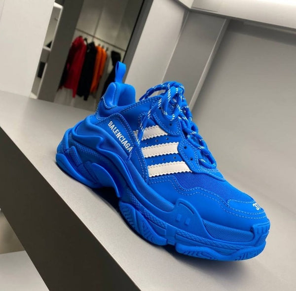Balenciaga x s triple s blue