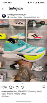 Adidas Adizero Prime X3 Strung - Flash AquaZero MetalicLucid Lemon