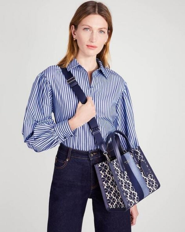Kate Spade Manhattan Spade Flower Jacquard Small Tote