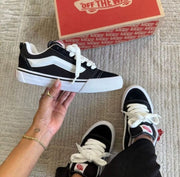 Vans KNU Skool Black White