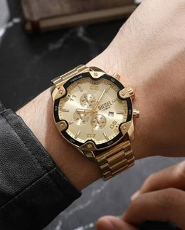Diesel Spiked gold & gold