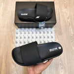 Skechers Hyper Burst Soft Premium Black White Flip Flop SE12