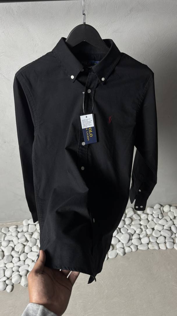 Ralph Lauren Polo Black Oxford Shirt 1007
