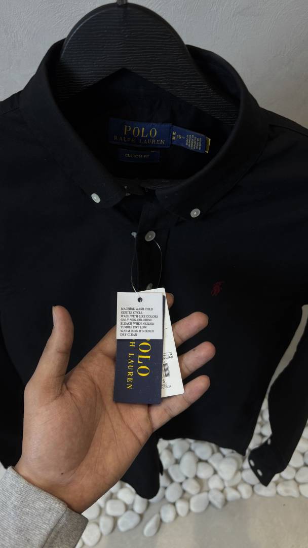 Ralph Lauren Polo Black Oxford Shirt 1007
