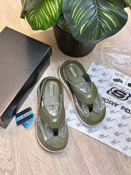 Skechers Go Recover Premium Green White Simplex