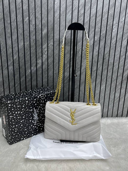 Ysl Lou Lou Soft Medium Shoulder Bag With Original Box & Dust Cover Packing