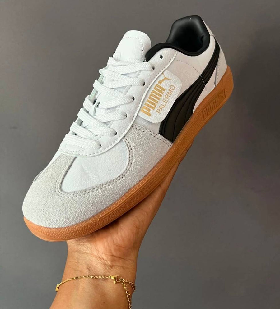 Puma PALERMO WHITE VAPOR GREY GUM
