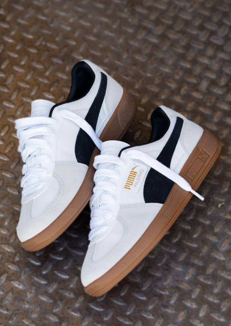 Puma PALERMO WHITE VAPOR GREY GUM
