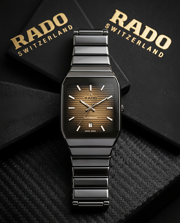 Rado Anatom Black-Brown-Silver Niddle