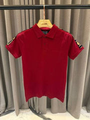 Versace_impoted Polo t-shirt Red