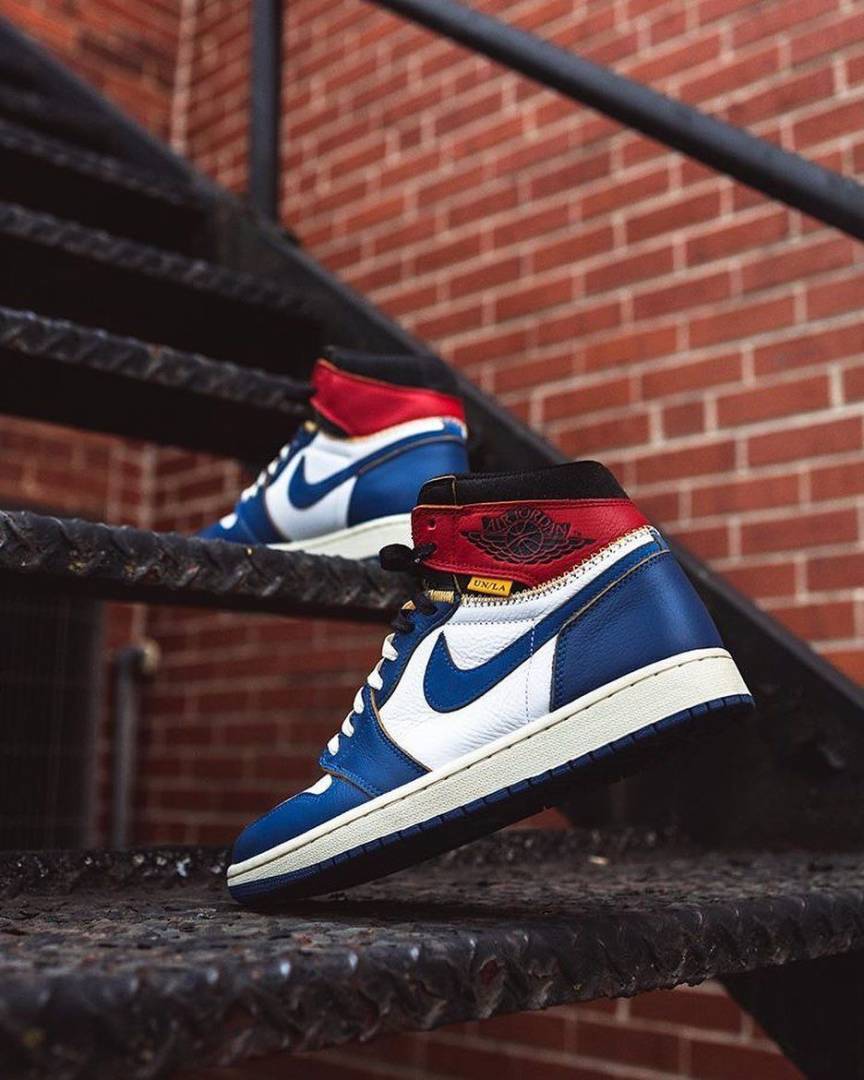 Nike Air Jordan Retro 1 High Union LA Storm Blue sale