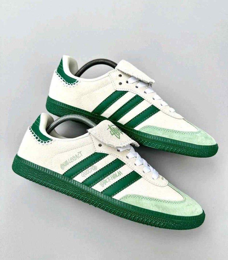 Adidas SAMBA X STUSSY WHITE_GREEN 2064