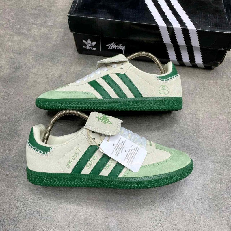 Adidas SAMBA X STUSSY WHITE_GREEN 2064